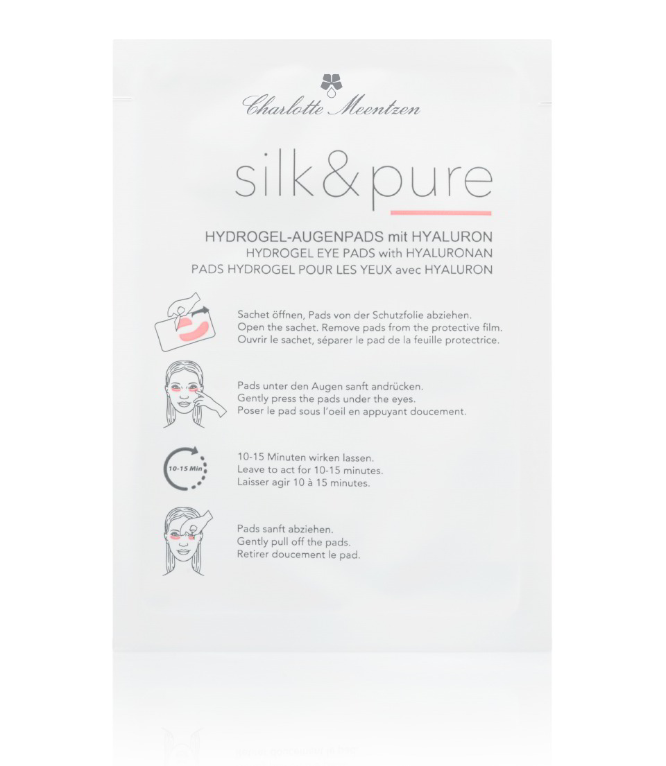 Silk & Pure Hydrogel Eye Pads with Hyaluron