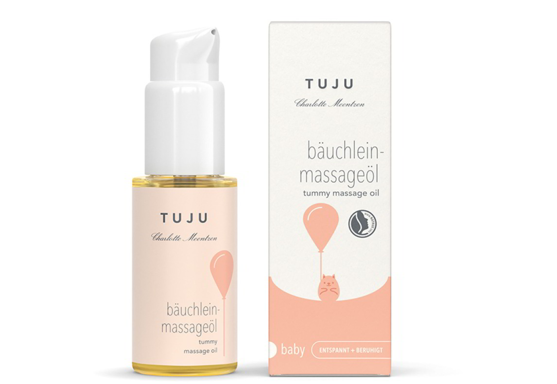 TUJU Tummy Massage Oil For a soft, relaxed tummy