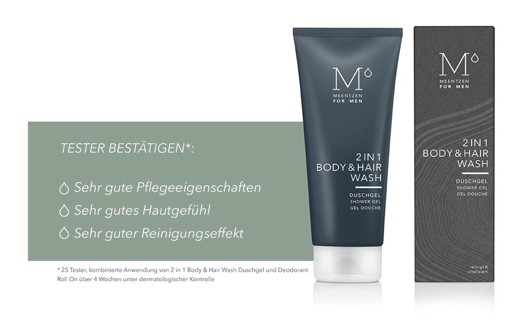 MEENTZEN FOR MEN 2 in 1 Body & Hair Wash Duschgel