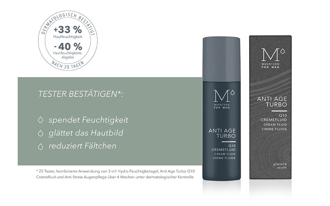 MEENTZEN FOR MEN Anti Age Turbo Q10 Cremefluid