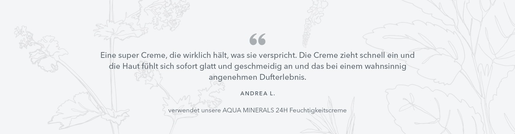 Eine super Creme, die wirklich hält, was sie verspricht. Die Creme zieht schnell ein und die Haut fühlt sich sofort glatt und geschmeidig an und das bei einem wahnsinnig angenehmen Dufterlebnis.